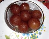 A picture of step 10 of Gulab Jamun.
