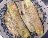 Une image de l'étape 5 de Courgettes marinées grillées panure au parmesan.