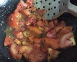 A picture of step 4 of Curd wali mirch.