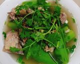 Hình bước làm 5 của món Canh gà nấu mướp hương
