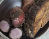 A picture of step 1 of Sweet Potato And Kand Thecha Chaat.