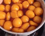 Foto langkah ke 4 dari resep Bubur Biji Salak Labu Kuning.
