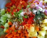 A picture of step 3 of Chana Zor Bhel.