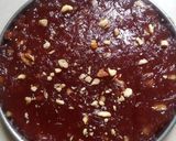 A picture of step 7 of Bombay karachi halva / Corn flour  halva with natural food colour.