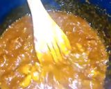 A picture of step 5 of Lauki Gosht.