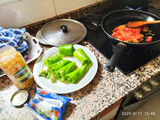 Pimientos verdes italianos rellenos
