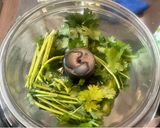 A picture of step 2 of Zhug (Yemen Hot Sauce) - Amazing to Keep in Fridge and Put On.... Everything :P - Enjoy :P.