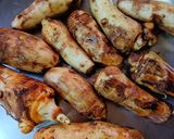 A picture of step 1 of Taro (Masala Arbi).