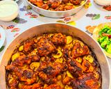 صورة لخطوة 6 من وصفة فروج مع بطاطا بالفرن😋🤤