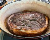 A picture of step 10 of Marinated Braised Pork Shoulder with Tomatoes and Bacon.