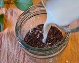 عکس مرحله 1 از دستور اوتمیل موز و شکلات(overnight oat)