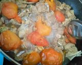A picture of step 3 of Mutton shanwari karahi.