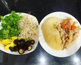 Hình bước làm 1 của món Súp vi cá thịt cua