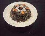 A picture of step 2 of Black sesame seeds kachariyu.