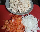 Foto del paso 6 de la receta: Rajas con crema, elote y pollo