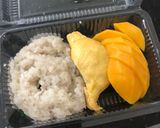 Hình bước làm 2 của món Xôi xoài sầu riêng