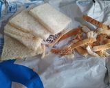 A picture of step 1 of Malai Rolls.