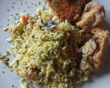 Foto del paso 8 de la receta Arroz basmati con curry y pollo