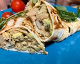 Foto del paso 4 de la receta: Burrito de pollo versión sana🌯
