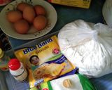 Foto langkah ke 1 dari resep Tiba2 pengen mkn kue bolu... Lihat bahan2 semuanya lengkap.