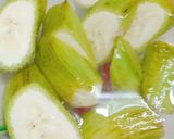 Hình bước làm 1 của món Chuối xanh kho nấm(món chay)