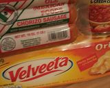 A picture of step 1 of Cheesy Chorizo Dip.