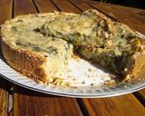 Foto del paso 9 de la receta: Tarta de puerros con queso gratinado 🧀