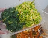 Foto langkah ke 5 dari resep Tumis Bunga dan Daun Pepaya.