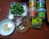 A picture of step 1 of Crispy Bhindi fry.
