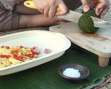 Foto langkah ke 9 dari resep Cacapan Hampalam Limau Kuit Garih Haruan.