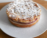 Foto del paso 9 de la receta: Bizcocho de crema, manzana a la canela y almendras sin gluten