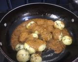 A picture of step 6 of Spicy baby potato curry.