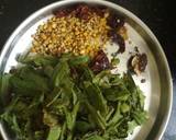 Heerekaayi sippe chutney (Ridge gourd peel chutney) recipe step 2 photo