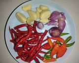 Foto langkah ke 1 dari resep Sambal goreng biji campedak ikan teri.