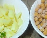A picture of step 1 of Chana Chaat & Fruit Chaat Mix.