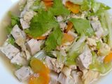 Oseng sayuran, kekian, orak arik telur