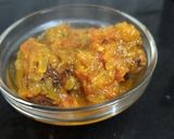 A picture of step 3 of Bottle gourd (lauki) kofta in gravy.