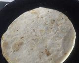 A picture of step 8 of Aloo-matar kulcha.
