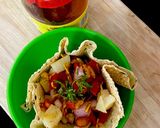 पापड़ कटोरी चाट(Papad katori chaat recipe in hIndi) रेसिपी चरण 4 फोटो