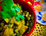 আলু-মটর কি সলোনি (alu matar ki saloni recipe in Bengali) রেসিপি ধাপ - 8 ছবি