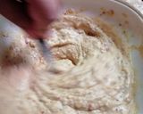 A picture of step 3 of Aloo k pakoray.