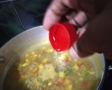 A picture of step 3 of Vegetarian Corn Soup.