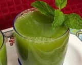 A picture of step 3 of Cucumber Ginger Lemon Mint Juice.