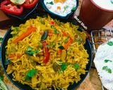 A picture of step 7 of Vegetable Pulao Restaurant Style.