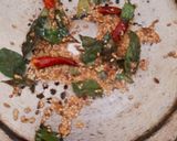 A picture of step 7 of Matar ka dhokla.