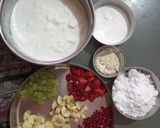 ફ્રૂટ ક્રીમ (Mix Fruit cream recipe in gujarati) રેસીપી સ્ટેપ1ફોટો