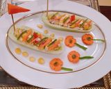 A picture of step 3 of Creamy Corn Salad In Boat.