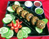 A picture of step 8 of Moong Sprouts Kebabs.