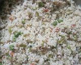 A picture of step 4 of Vegetable millet khichdi.
