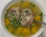 Hình bước làm 2 của món Canh bí đỏ
